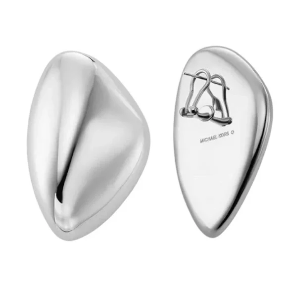 MICHAEL KORS
Large Precious Metal-Plated Brass Pebble Earring NWT - Picture 2 of 5